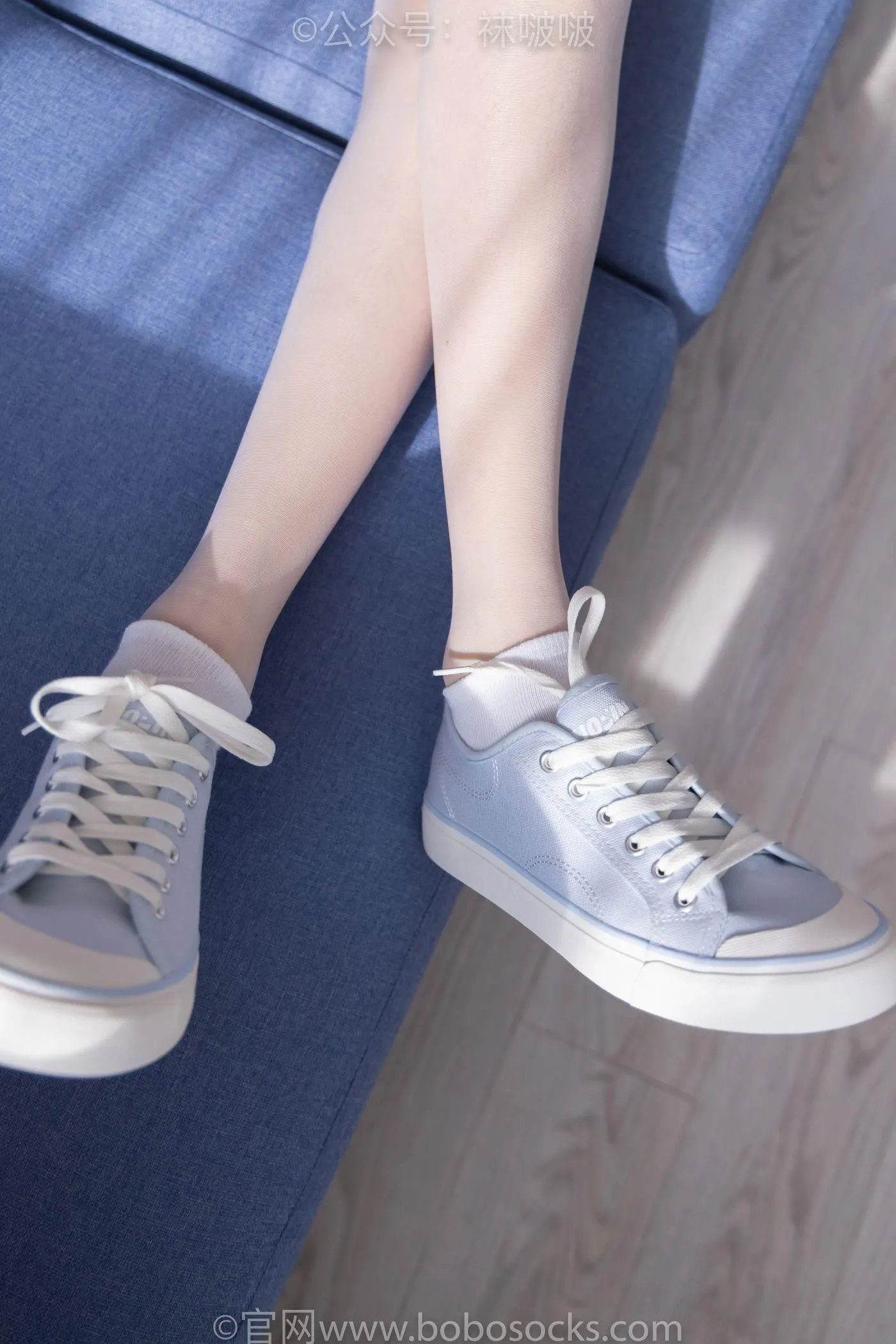 [BoBoSocks袜啵啵]NO.037 稚予-帆布鞋、短白棉袜、白丝 [136P]插图8
